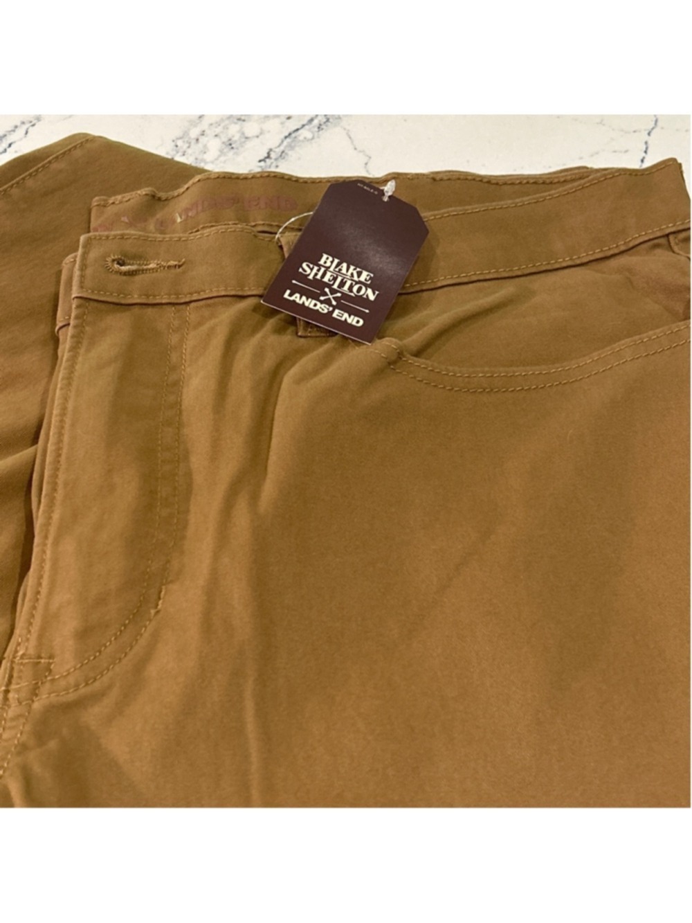 Men's Lands' End Blake Shelton Chinos & Khakis Waist 37 tan - Picture 3 of 5